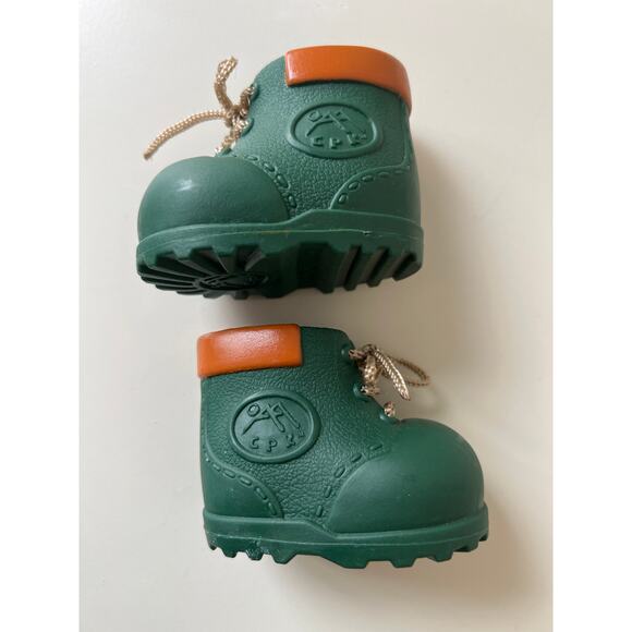 Cabbage Patch Kids Army Green and Brown Hiking Boots 1996 Mattel CPK - Picture 7 of 7